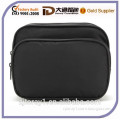 Black Square Zip Nylon Travel Toiletry Kit Toiletry Pouch Bag